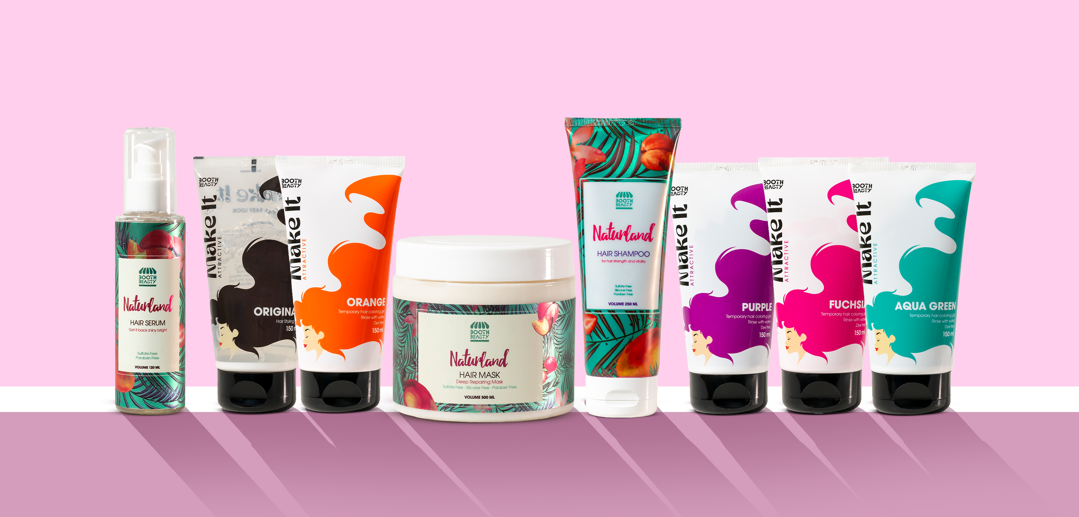 Booth of Beauty products