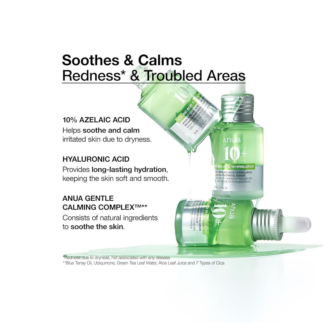 Azelaic Acid 10 Hyaluron Redness Soothing Serum