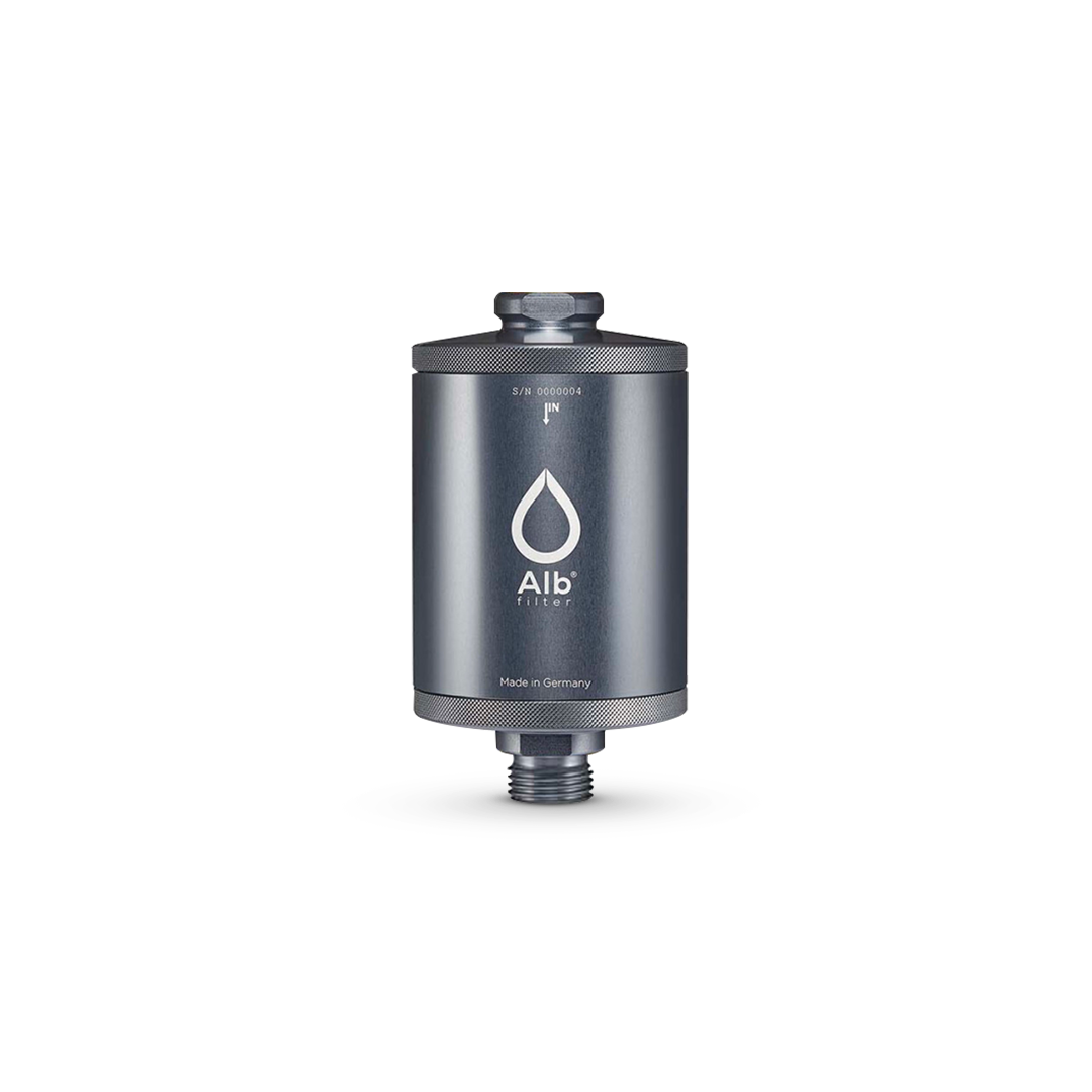 فلتر استحمام فضي