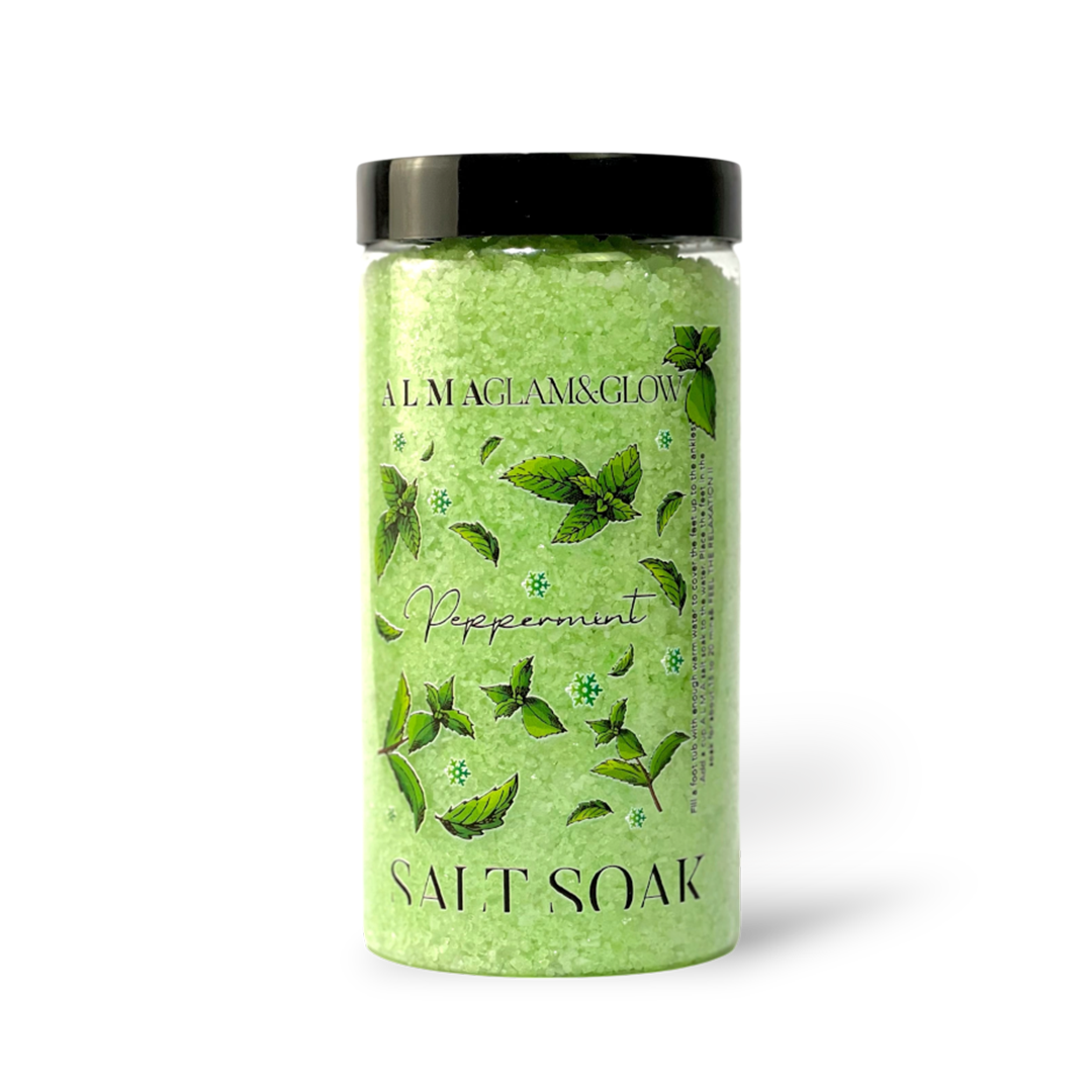 املاح للقدم -  بالنعناع