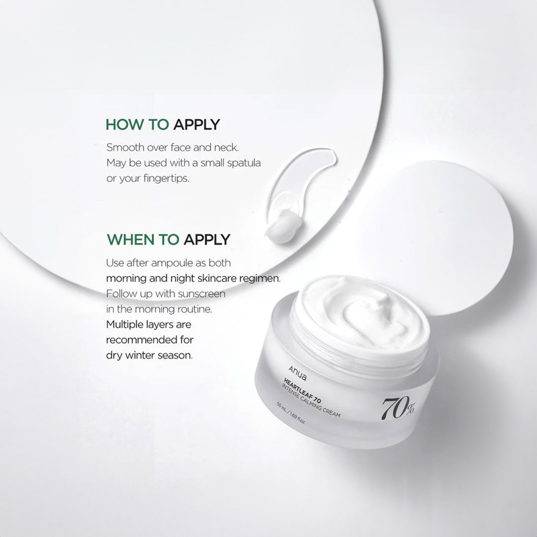 Heartleaf 70% Intense Calming Cream