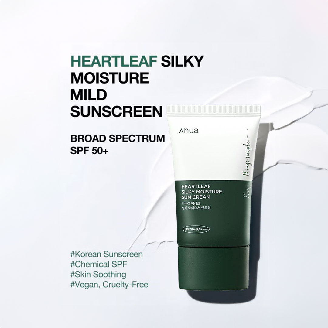 Heartleaf Silky Moisture Sun Cream