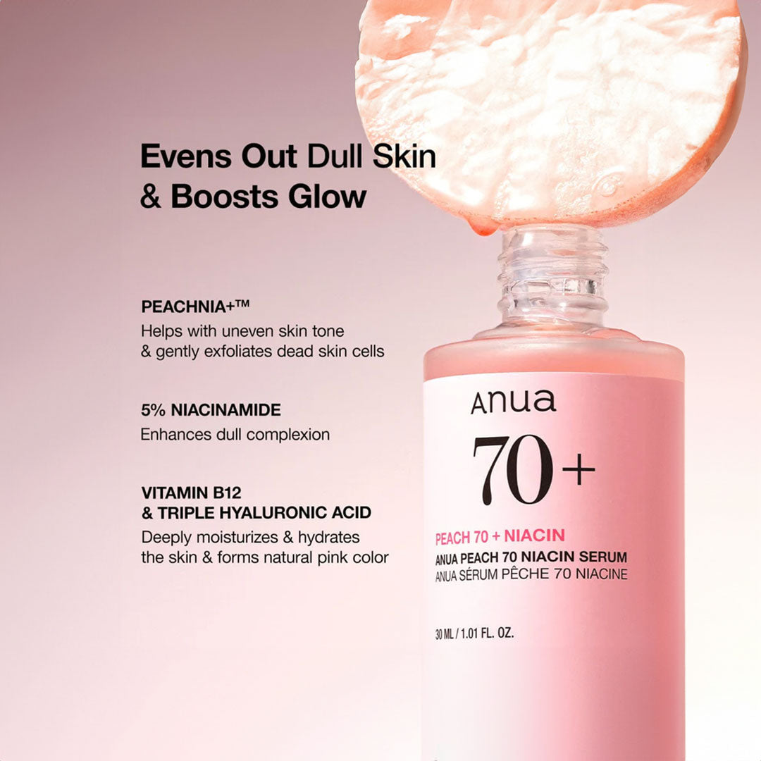 سيروم الخوخ ۷۰% نياسيناميد