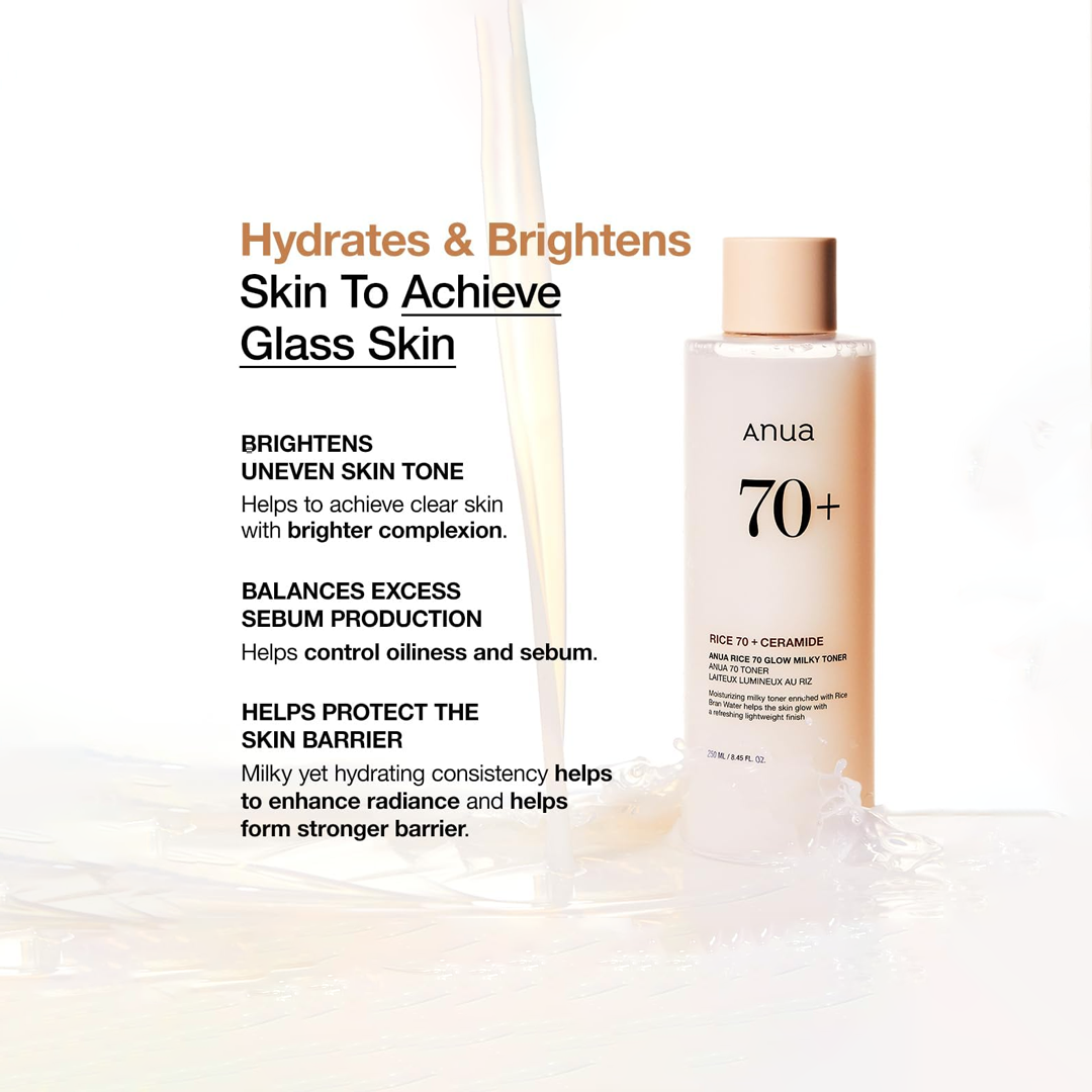 Rice 70 Glow Milky Toner