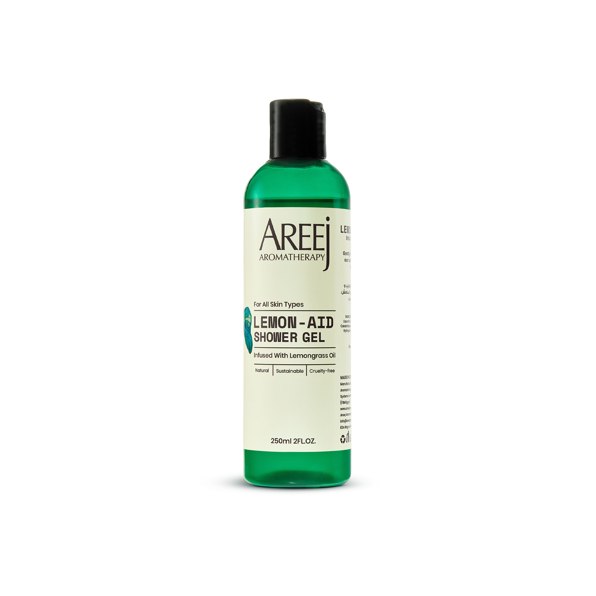 Source Beauty Lemon-Aid Shower Gel Areej Aromatherapy Bath & Body Bath & Shower Shower Gels & Cleansers