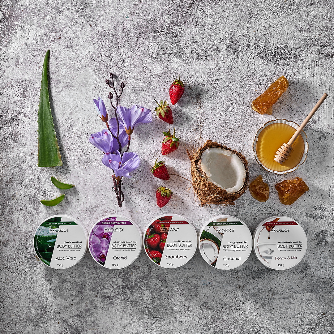 زبدة مرطبة للجسم - بالعسل والحليب