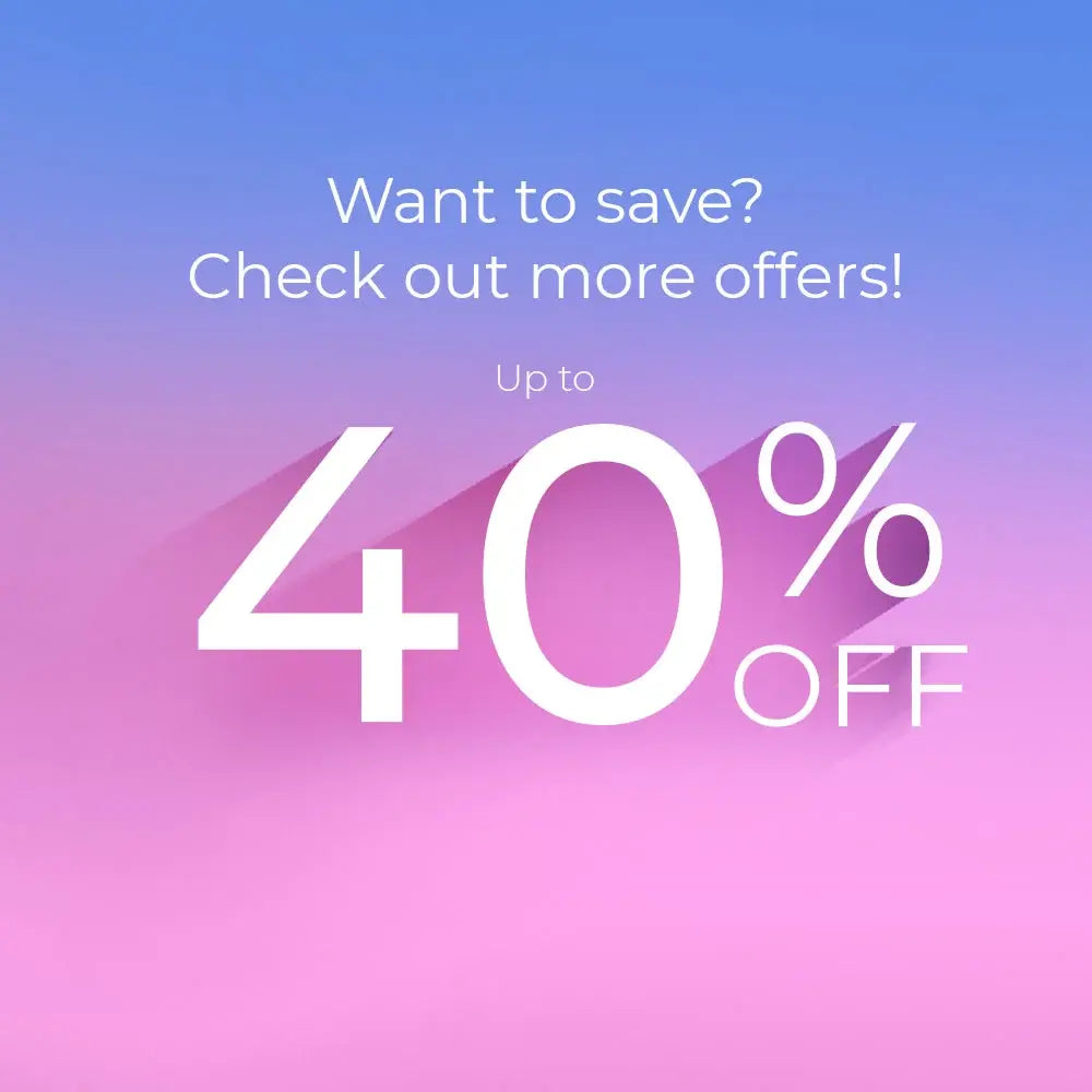 Get up to 40% off