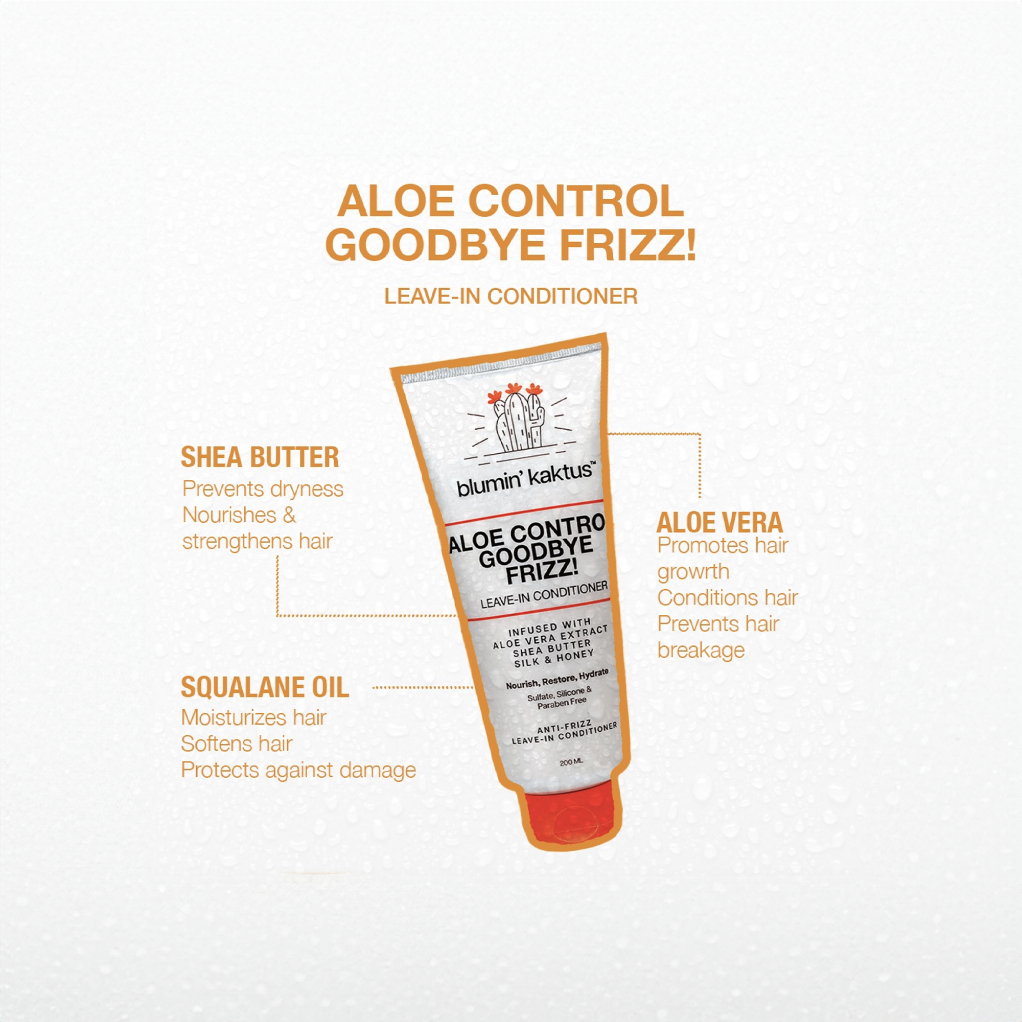 Aloe Control, Goodbye Frizz! - Leave-In Conditioner