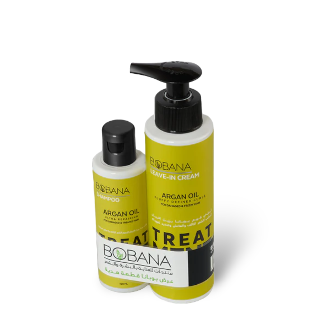 Argan Oil Leave-in Cream + Free Argan Oil Shampoo 100ml