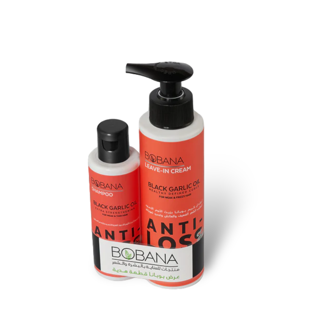 Black Garlic Oil Leave-in Cream + Free Black Garlic Oil Shampoo 100ml
