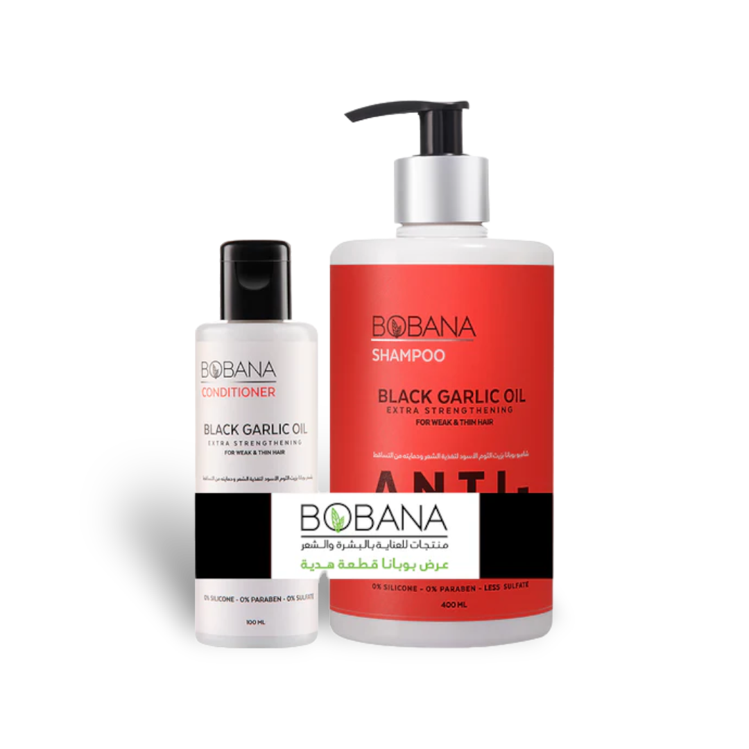 Black Garlic Shampoo + Free Black Garlic Conditioner