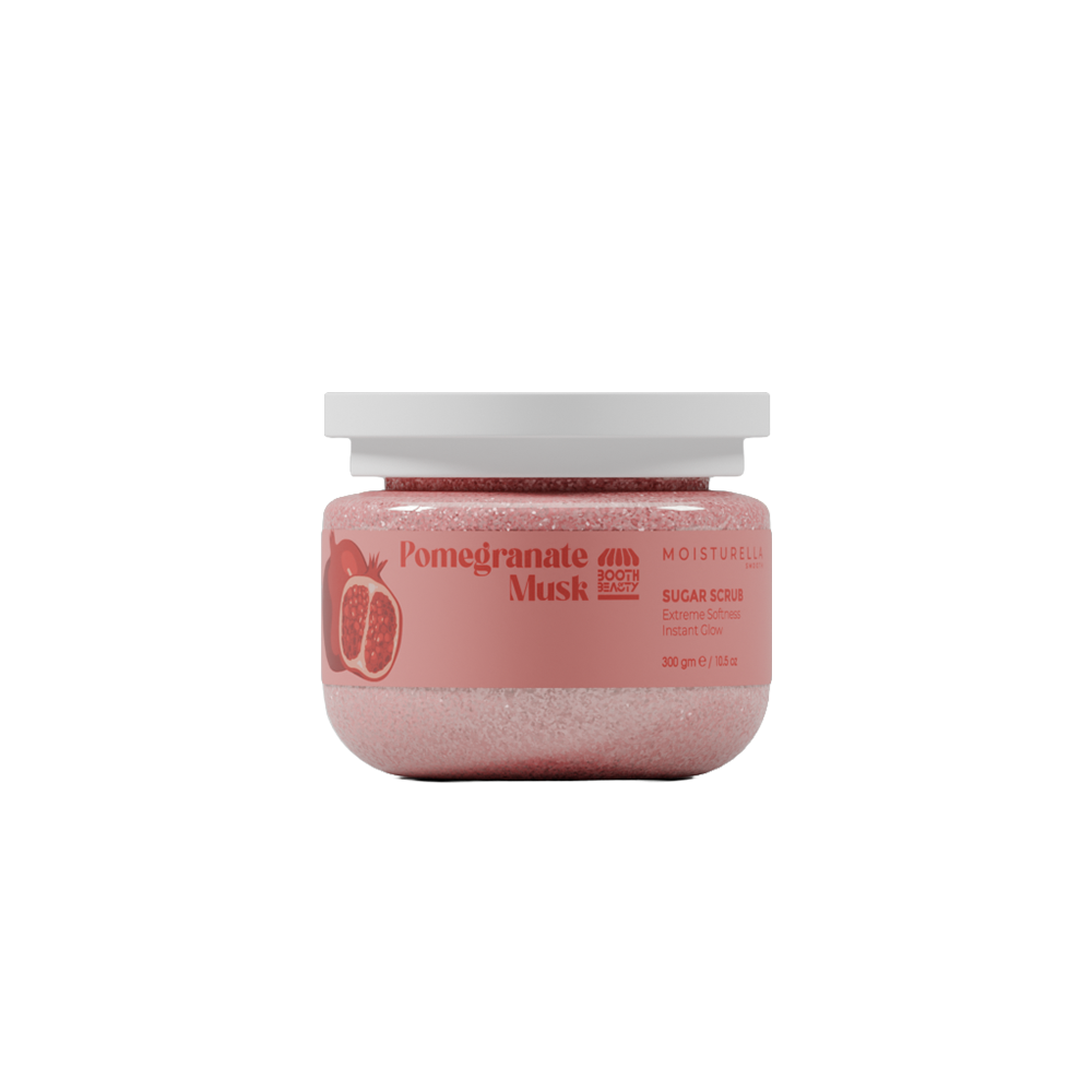 Booth of Beauty Moisturella Pomegranate Musk Sugar Scrub - Body Scrub | Source Beauty Egypt