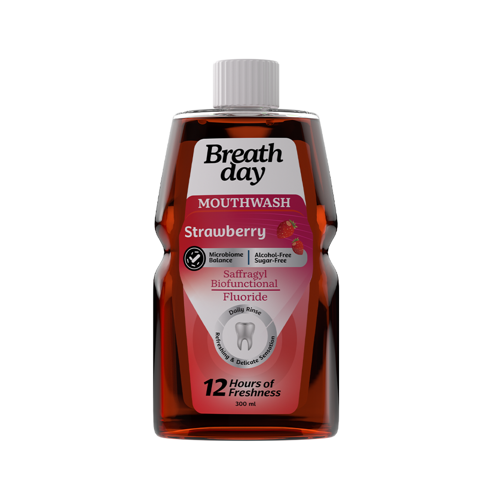 Breath Day Mouthwash - Strawberry - Oral Care | Source Beauty Egypt