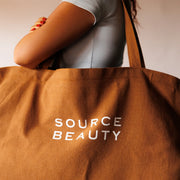 The Big Source Beauty Tote - Cafe
