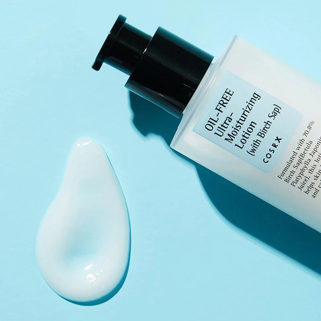 مرطب وجه خالي من الزيوت