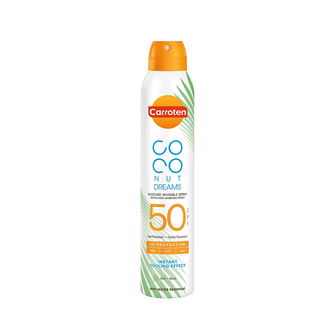 Coconut Dreams Invisible Sunscreen Spray SPF 50