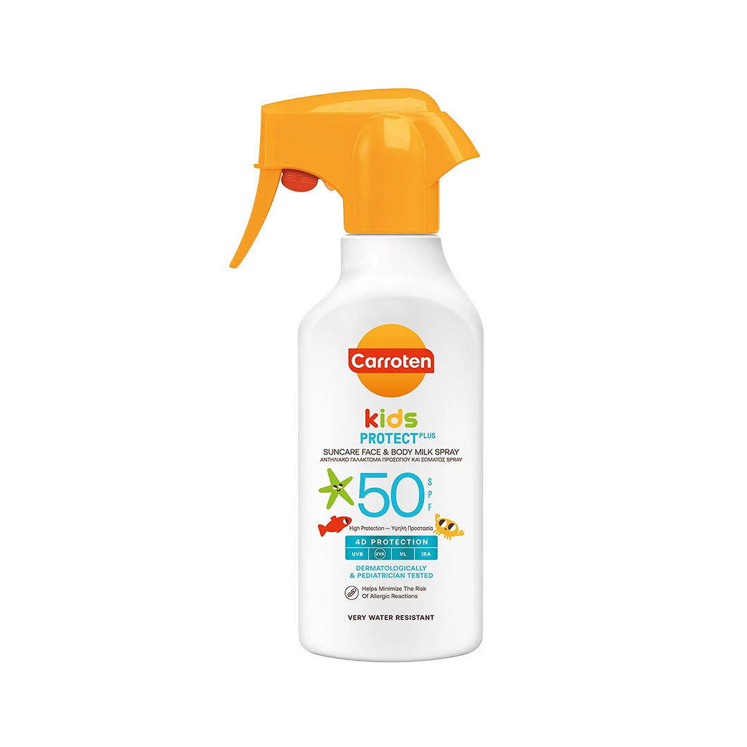 Kids Protect Plus Face & Body Sun Care Milk Spray SPF 50
