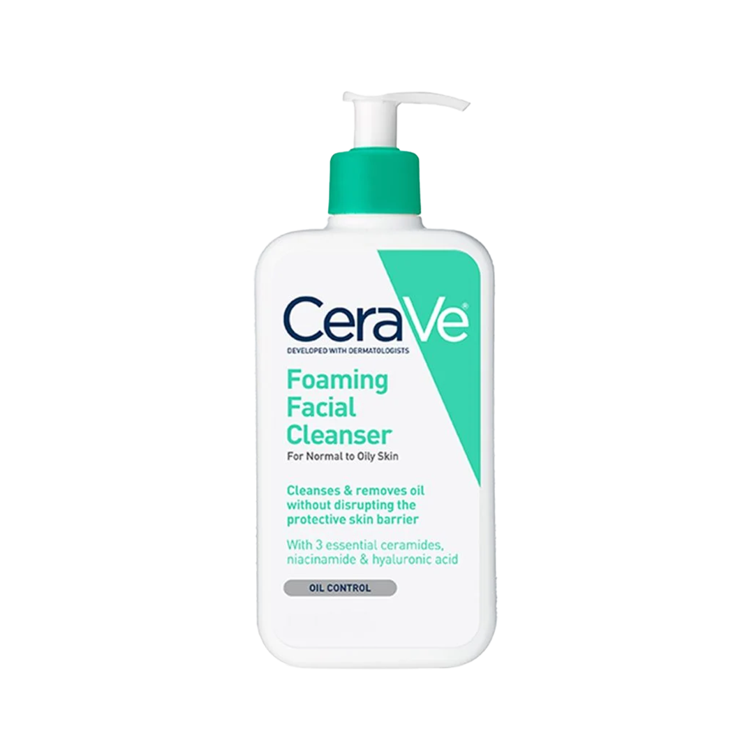 CeraVe Foaming Facial Cleanser for Normal to Oily Skin