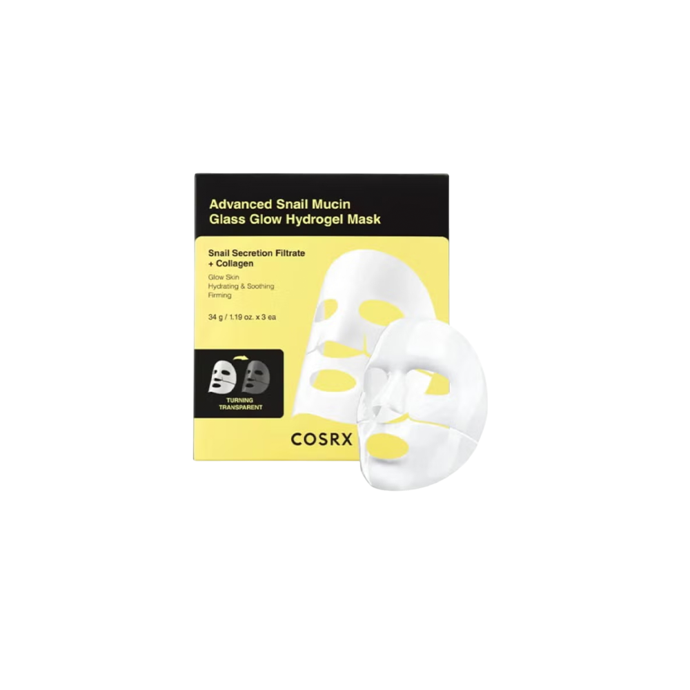 Advanced Snail Mucin Glass Glow Hydrogel Mask