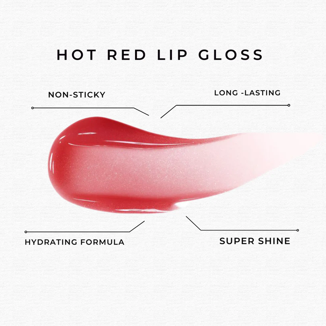 ليب جلوس بايب - أحمر