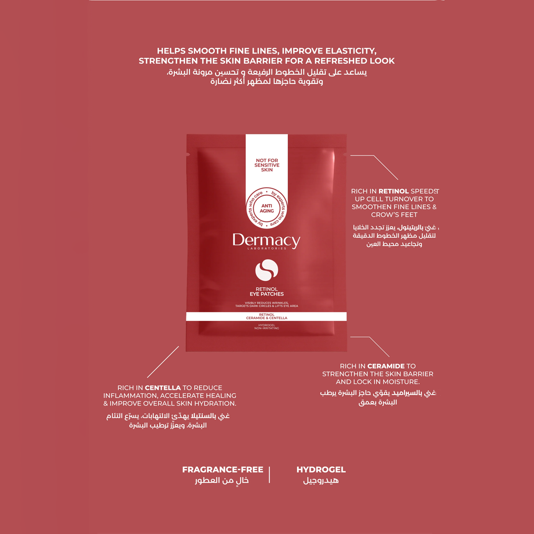 Dermacy Labs Retinol Eye Patches image 2 | Source Beauty Egypt