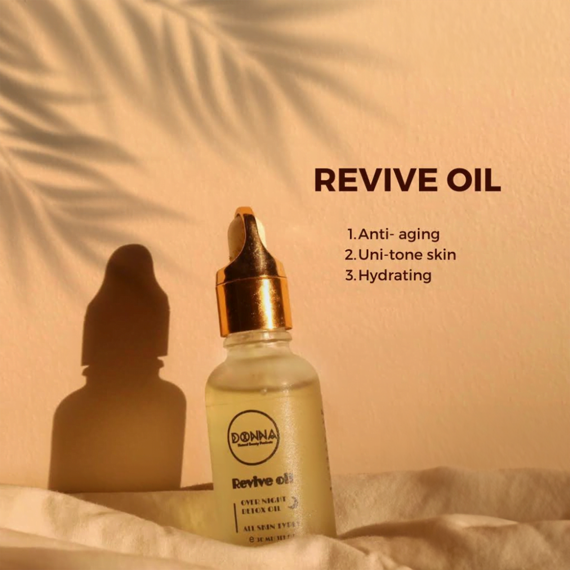 Source Beauty Revive Oil Donna Natural Moisturizers Oils & Serums Skincare