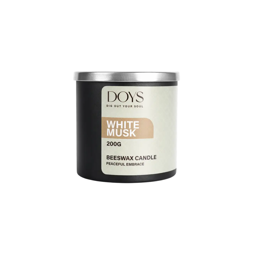 Doys White Musk Beeswax Candle | Source Beauty Egypt