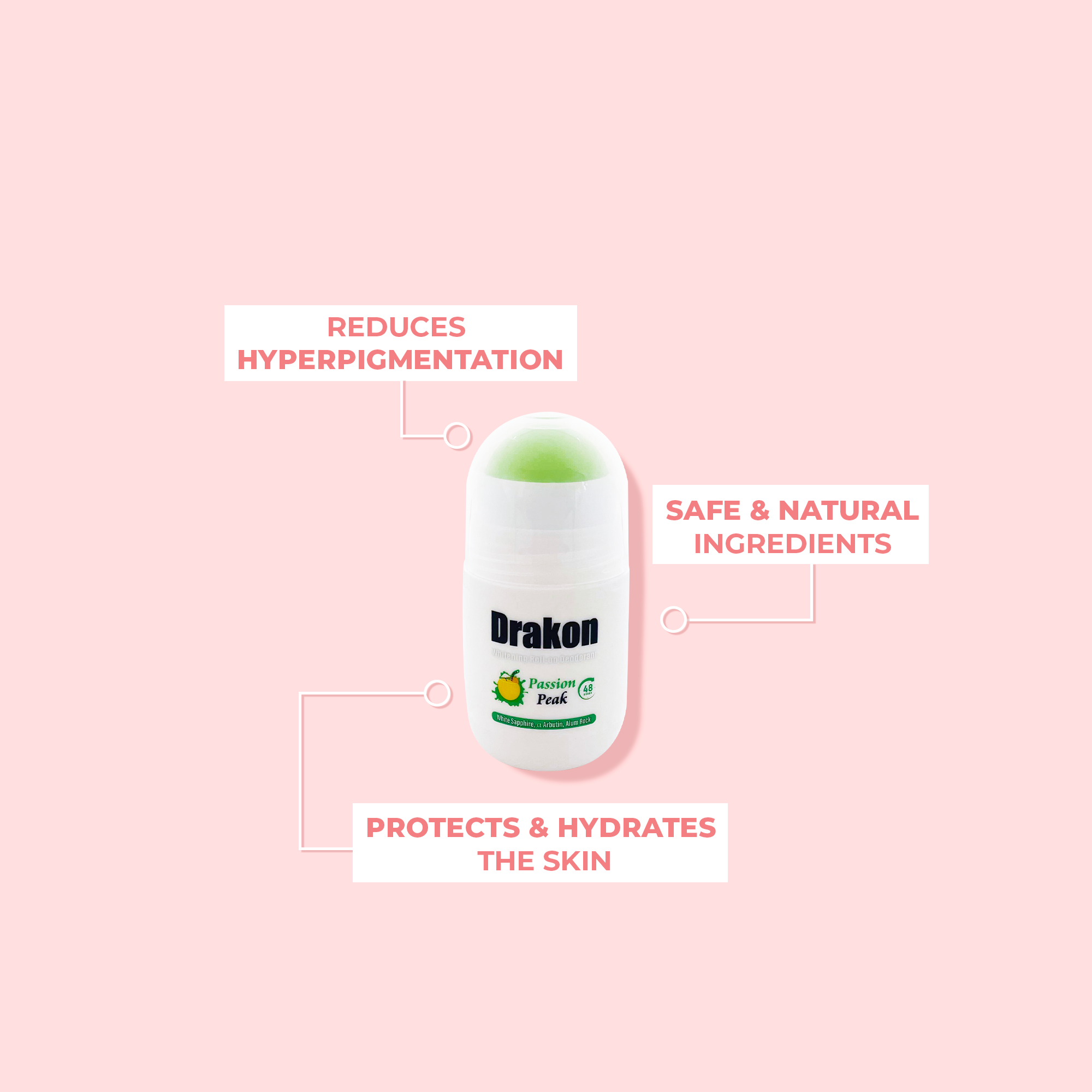 رول أون باشون بيك للتفتيح (١+١ مجاناً)