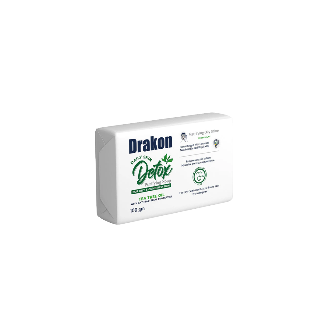 Detox Daily Skin Purifying Soap for Oily & Combined Skin - Tea Tree Oil