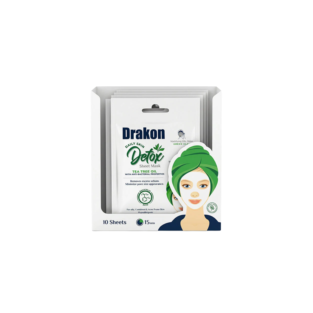 Detox Daily Skin Sheet Mask - Tea Tree Oil
