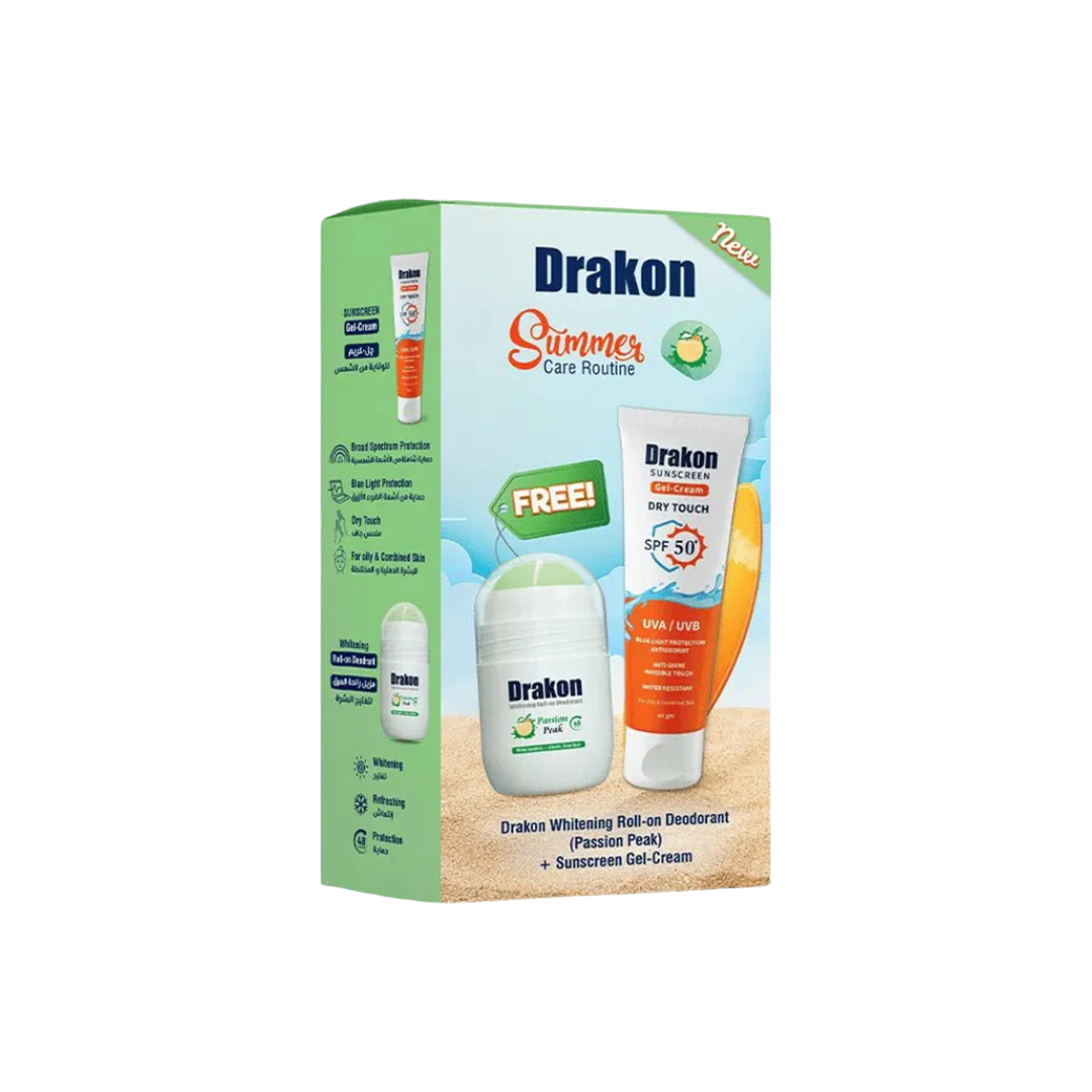 Sunscreen Gel Cream & Whitening Roll-On Deodorant - Passion Peek