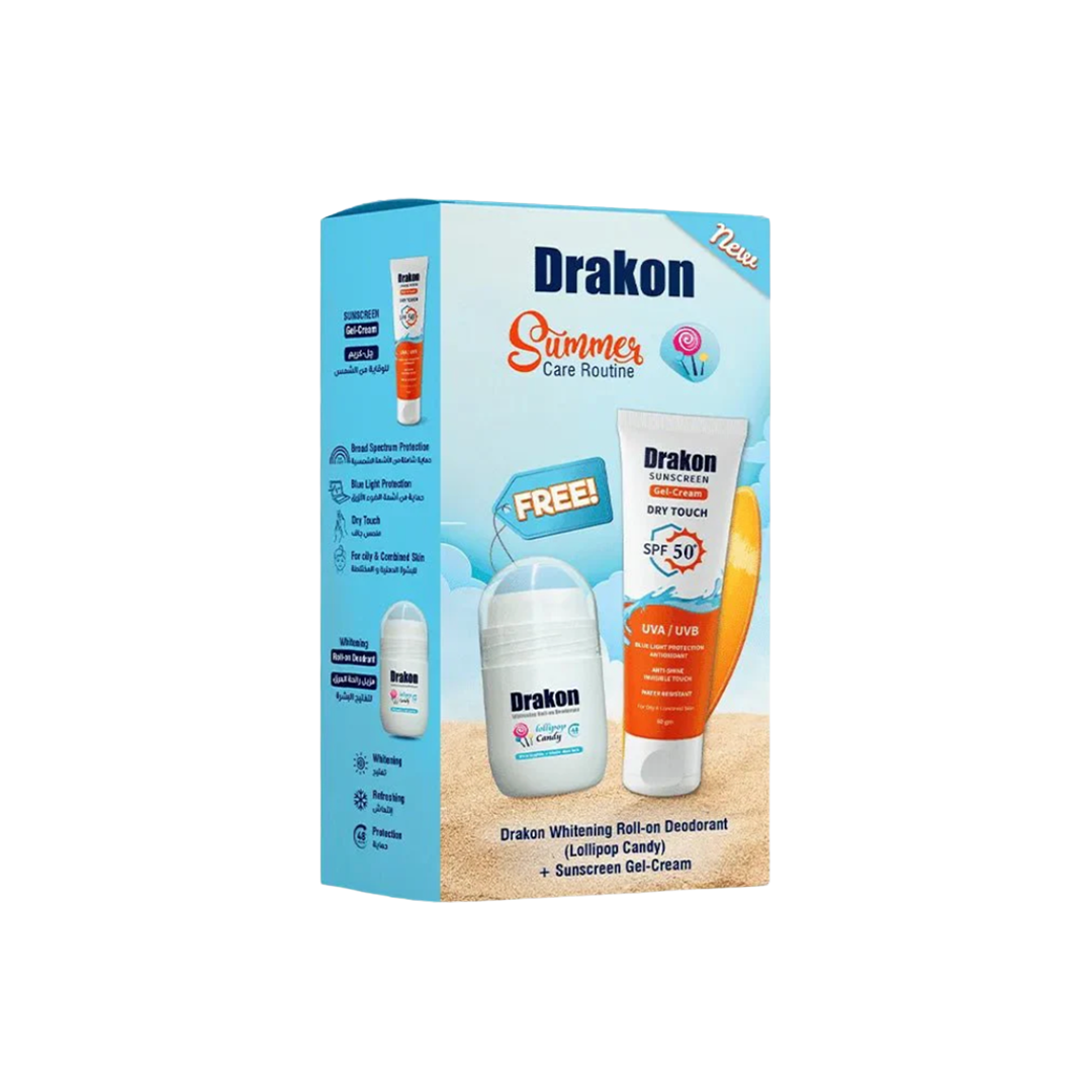 Sunscreen Gel Cream & Roll-On Deodorant - Lollipop Candy