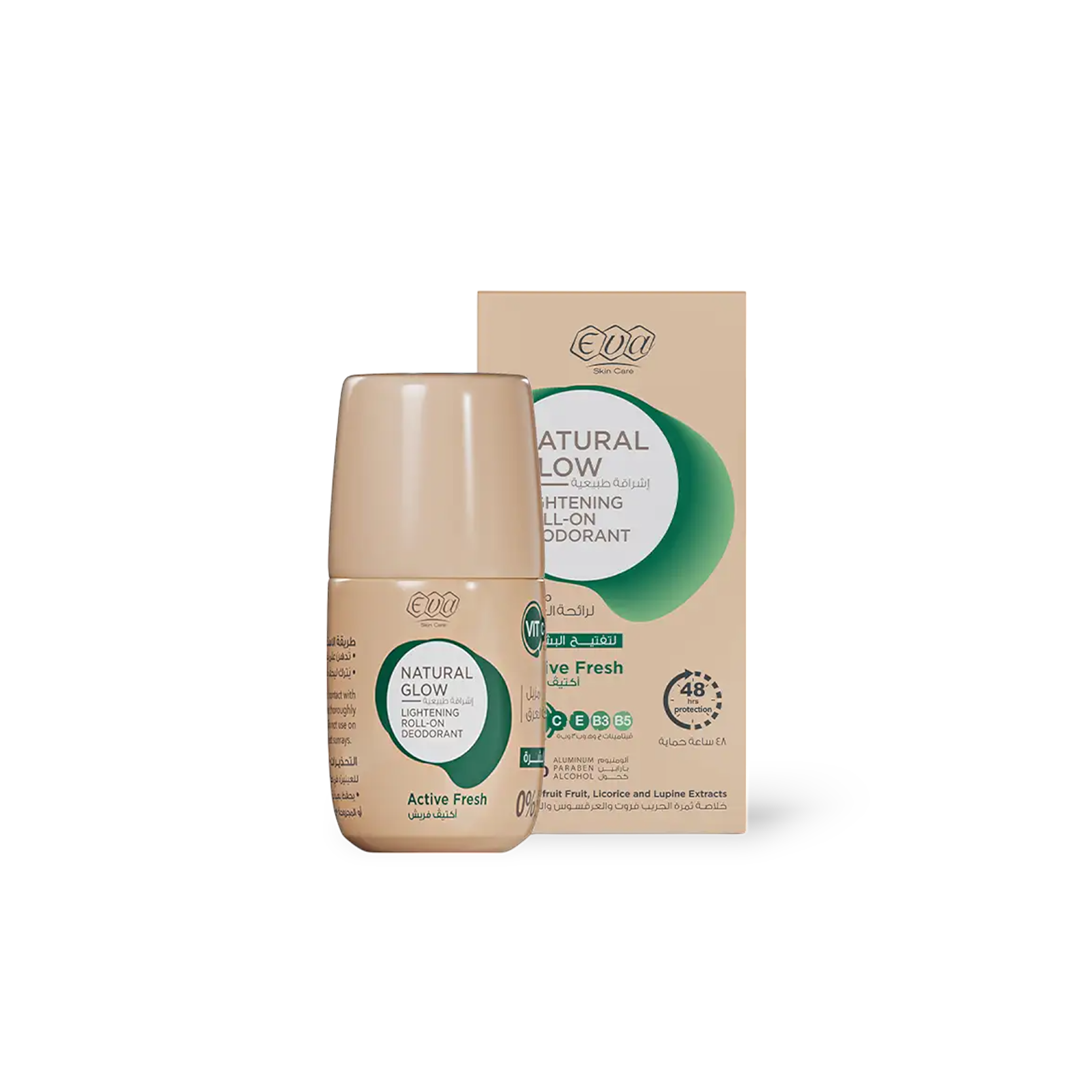 Natural Glow Lightening Roll On Deodorant - Active Fresh