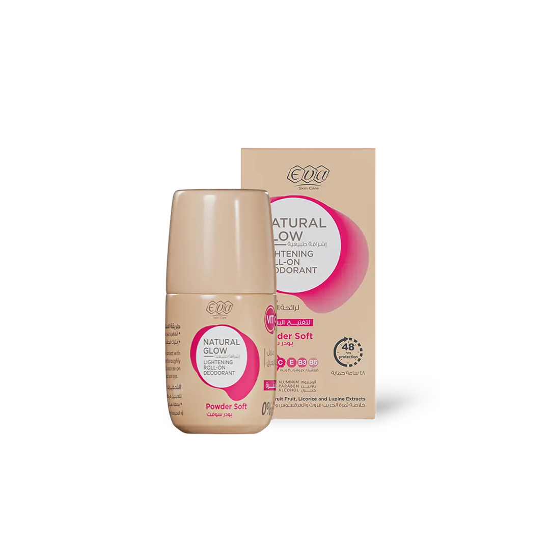 Natural Glow Lightening Roll On Deodorant -  Powder Soft