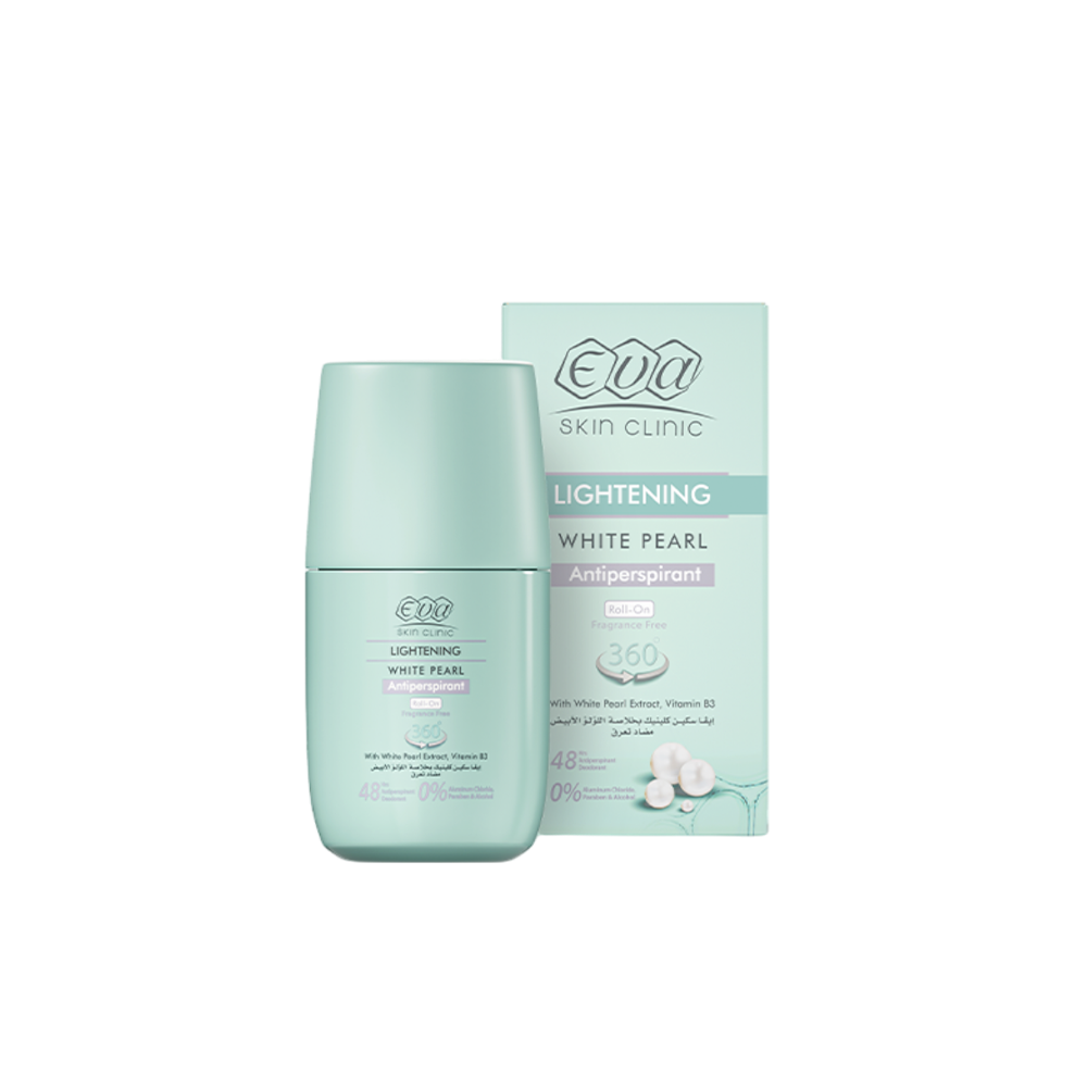 White Pearl Roll On Deodorant - Fragrance Free
