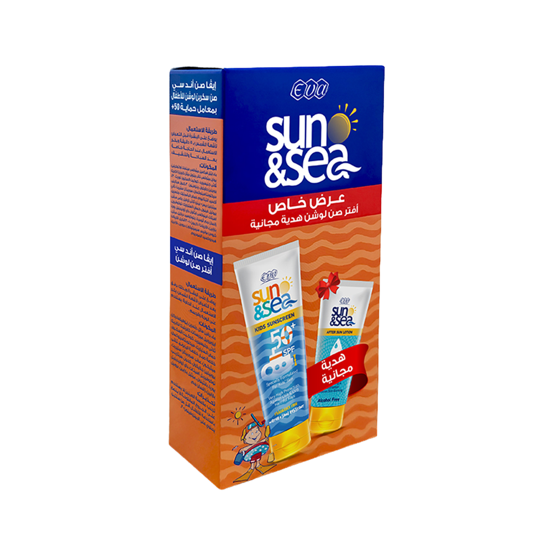 Sun & Sea Sun Care Duo Kids Sunscreen Lotion + After Sun Lotion