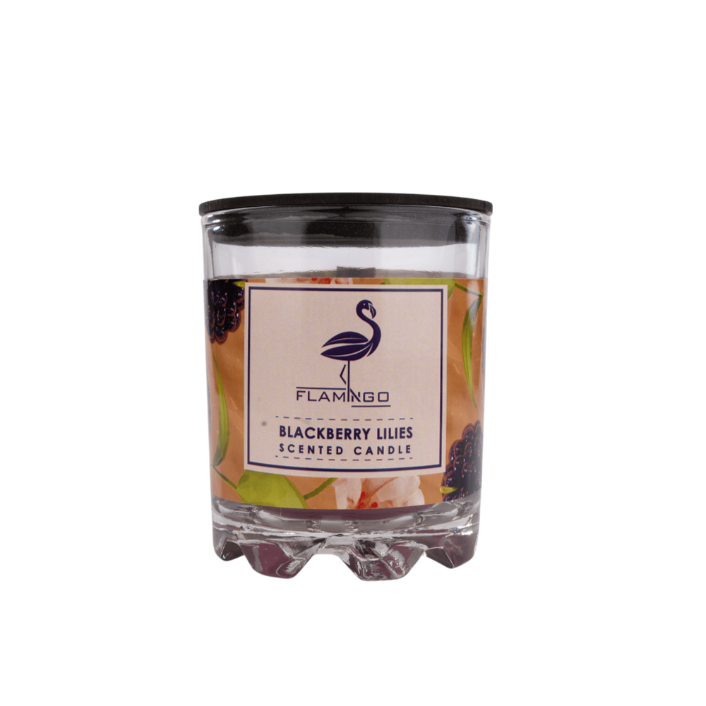 Blackberries Lillies Candle