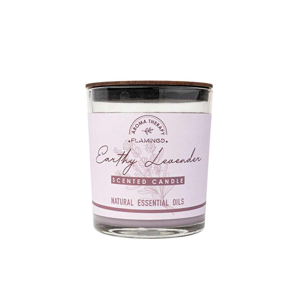 Earthy Lavender Aromatherapy Candle