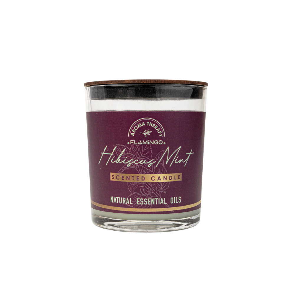 Hibiscus Mint Aromatherapy Candle