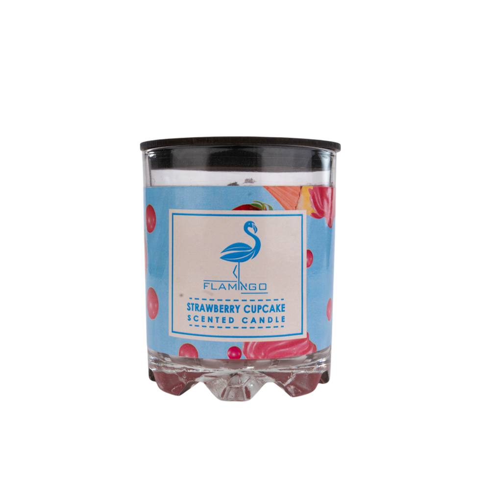 Strawberry Cupcake Candle