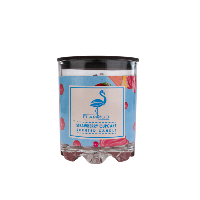 Strawberry Cupcake Candle