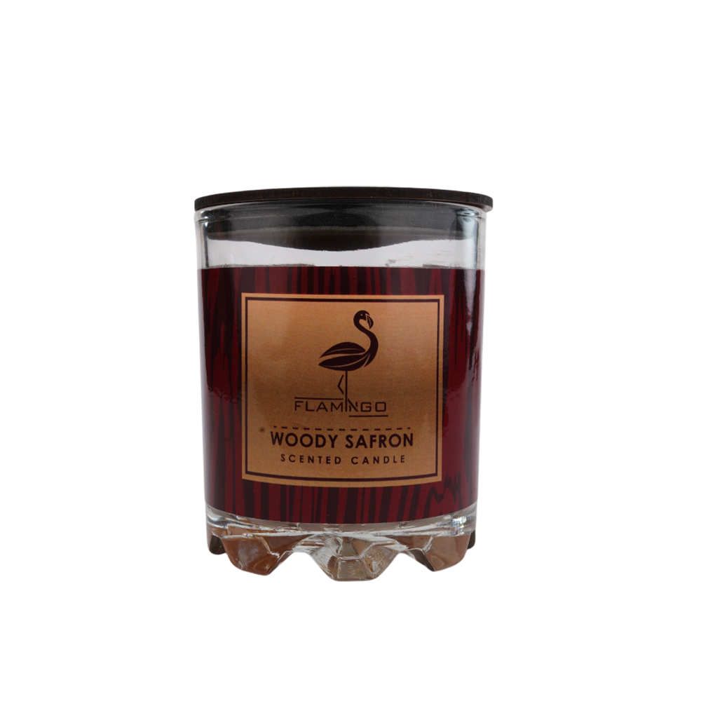 Woody Saffron Candle