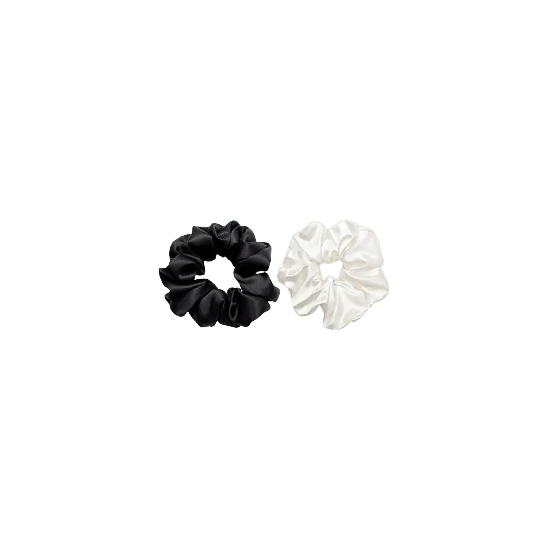 Silk Satin Scrunchies Duo Set