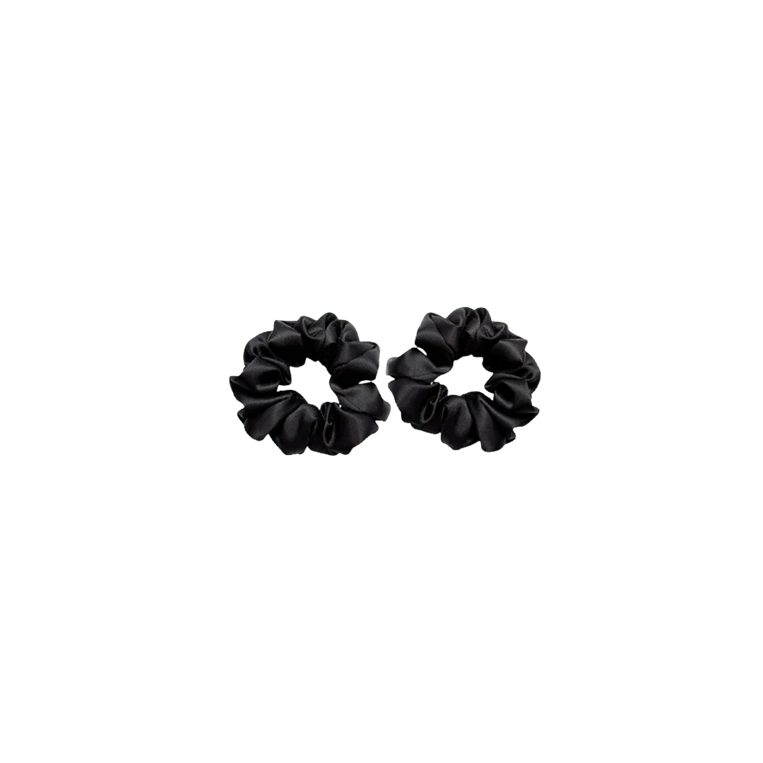 Silk Satin Scrunchies Duo Set