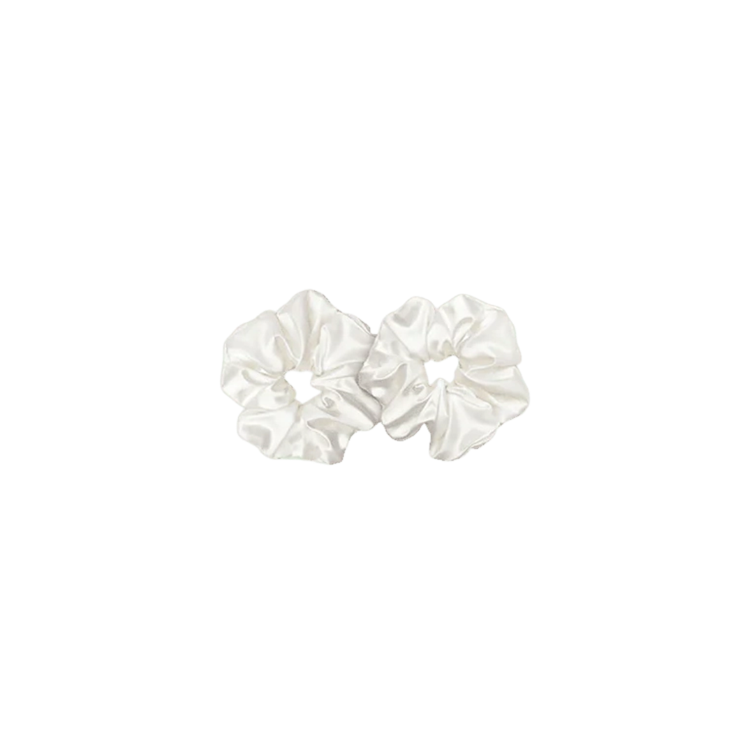 Silk Satin Scrunchies Duo Set