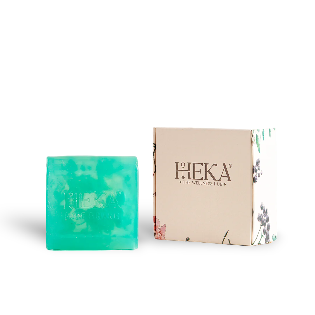 Siwa Scrub Exfoliating Face & Body Soap by Heka | Source Beauty Egypt