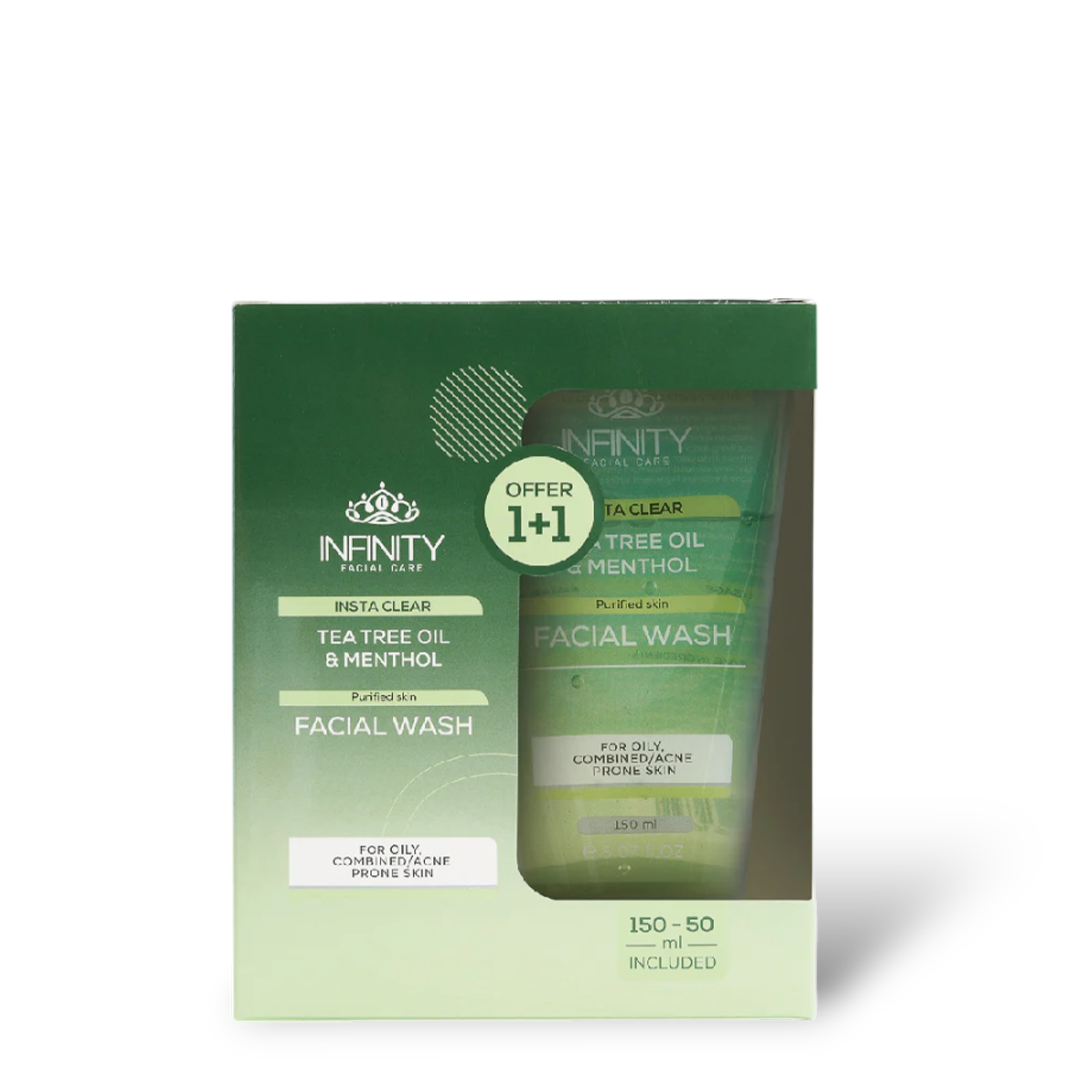 Facial Care Insta Clear Facial Wash 1+1 Free