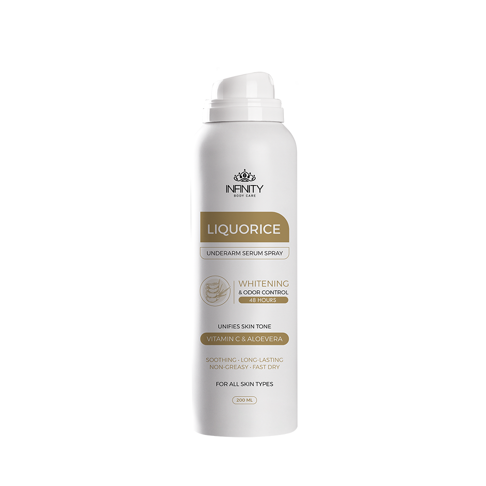 Infinity Pharma Underarm Serum Spray Liqourice & Aloe Vera | Source Beauty Egypt
