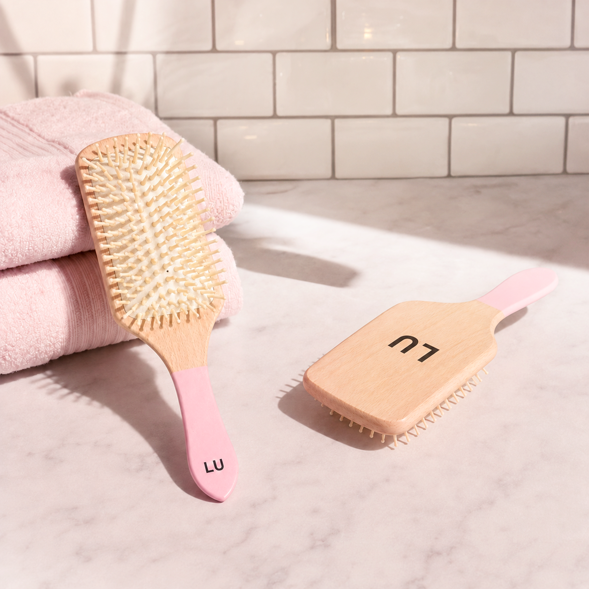 Light Wood Hair Brush