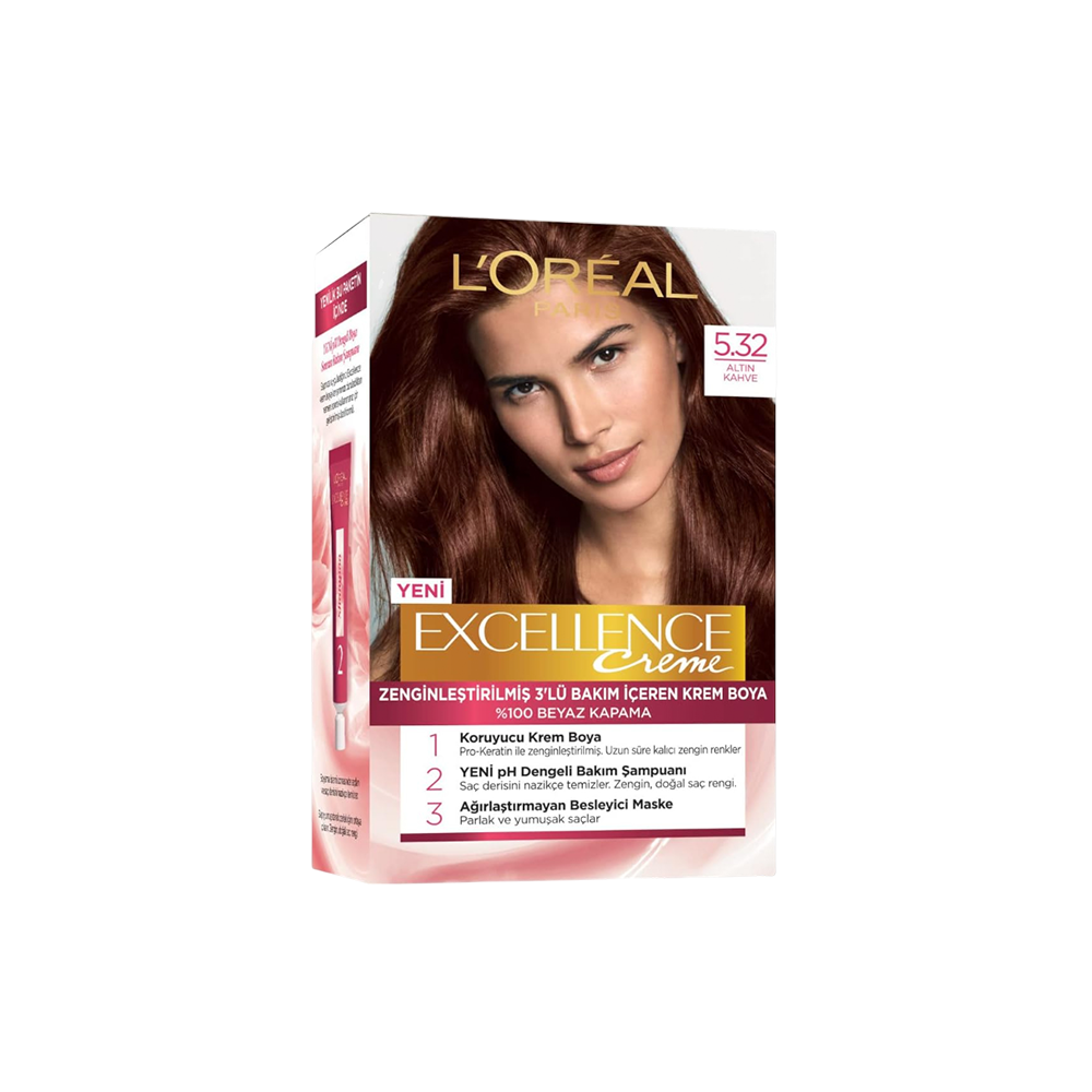 Excellence Creme Permanent Hair Color - Brown